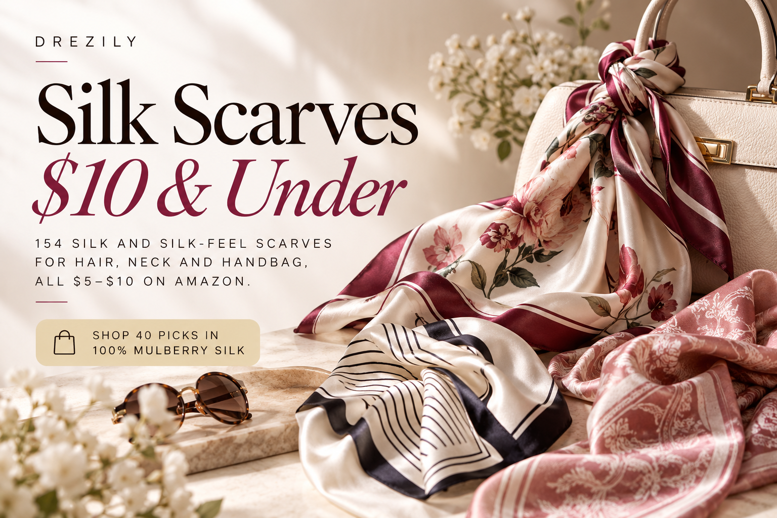 Cover image for Silk Scarves That Make Every Outfit Look Expensive